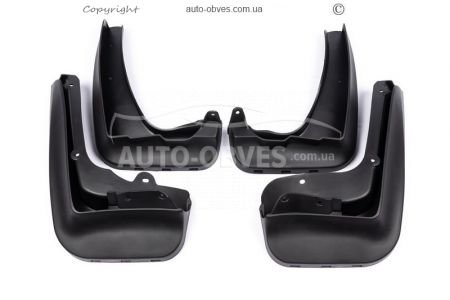 Mud flaps model BMW 3 series F30, 31, 34 2012-2019 - type: set of 4 pieces фото 1