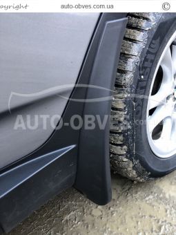 Mud flaps model BMW X3 E83 2003-2010 - type: set of 4 pieces, with thresholds фото 4