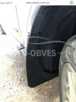 Mud flaps model BMW X3 E83 2003-2010 - type: set of 4 pieces, with thresholds фото 6