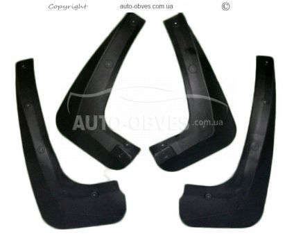 Mud flaps model BMW X3 E83 2003-2010 - type: set of 4 pieces, with thresholds фото 0