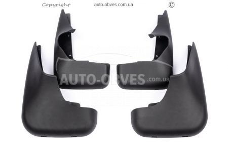 Mud flaps model BMW X5 E53 1999-2006 - type: set of 4 pieces, with thresholds фото 1