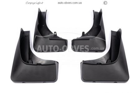 Mud flaps model BMW X5 E70 2007-2013 - type: set of 4 pieces, with thresholds фото 1
