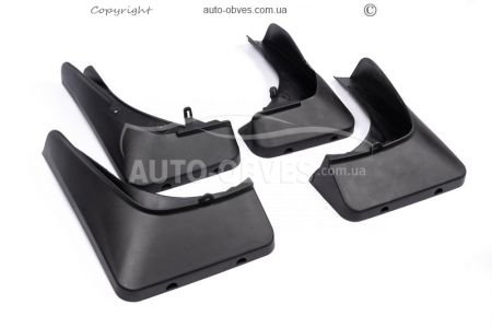 Mud flaps model BMW X5 E70 2007-2013 - type: set of 4 pieces, with thresholds фото 0