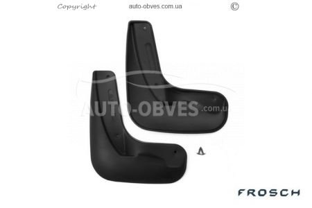 Mud flaps Skoda Octavia A7 FL 2017-2020 sedan -type: front 2pcs фото 0