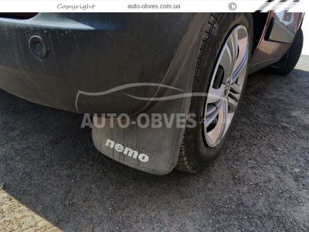 Mudguards Citroen Nemo -type: rear 2pcs, without fasteners фото 3