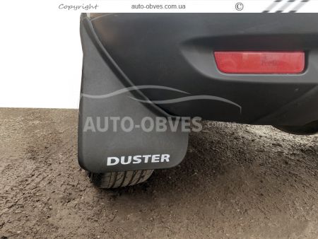 Брызговики Renault Duster 2010-2017 -тип: задние 2шт, без креплений фото 2