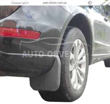 Mud flaps original Audi Q5 2008-2012 -type: rear 2pcs, short фото 0