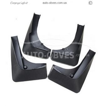 Mudguards BMW X5 E70 with sills 2007-2013 -type: set 4pcs фото 0