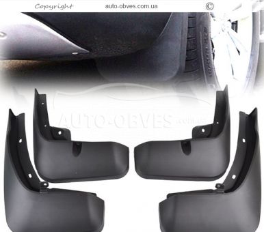 Mudguards Audi Q7 2015-... -type: set 4pcs фото 2