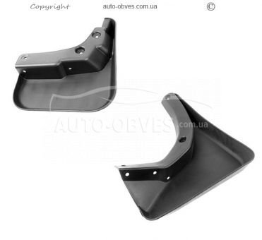 Mudguards Mercedes GLK class X204 -type: set of 4 pieces, for thresholds фото 1