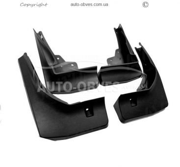 Mudguards Mercedes GLE class w166 -type: set of 4 pieces, for thresholds фото 1