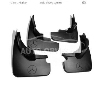 Mudguards Mercedes ML 164 - type: set of 4 pieces, without thresholds фото 0