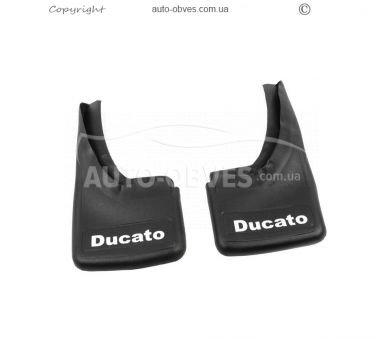 Mudguards Fiat Ducato -type: rear with recess 2pcs, without fasteners фото 1