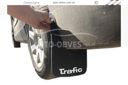 Mudguards Renault Trafic -type: rear 2pcs, without fasteners фото 2