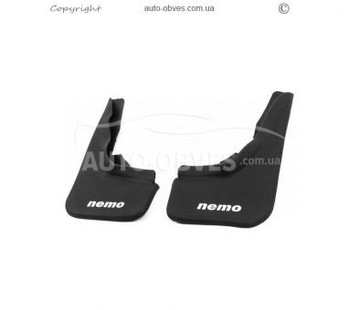 Mudguards Citroen Nemo -type: rear 2pcs, without fasteners фото 0