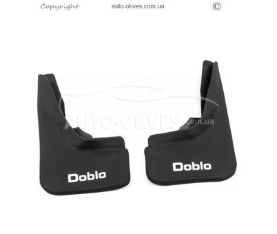 Mudguards Fiat Doblo 2015-… -type: rear 2pcs, without fasteners фото 1