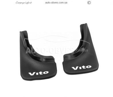 Mudguards Mercedes Vito -type: set of 4 pcs, without fasteners фото 2