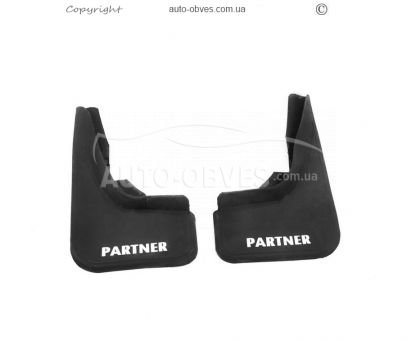 Mudguards Peugeot Partner -type: front 2pcs, without fasteners фото 1