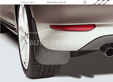 Брызговики оригинал Volkswagen Golf VI Plus 2010-2012 -тип: задние 2шт фото 0
