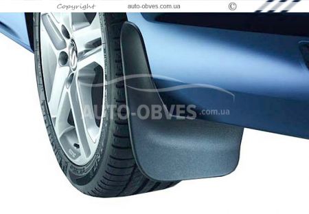 Mud flaps original for Volkswagen Jetta 2011-2014 -type: rear 2pcs фото 0