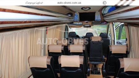 Шторки автомобильные ГАЗель Next автобус борт платформа фургон 2012- передние 2шт Comfort