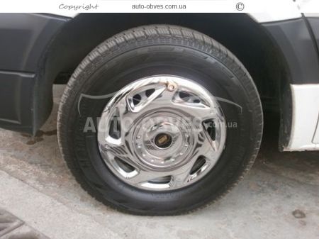 Caps 16" for Fiat Doblo 2015-…, stainless steel фото 5
