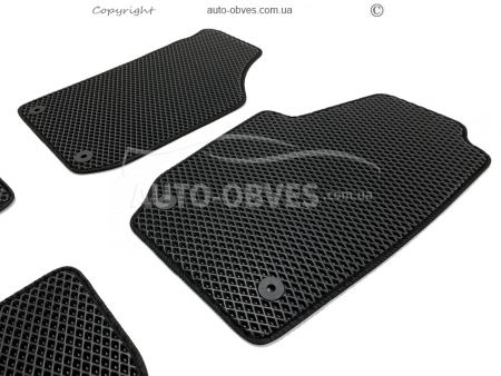 Floor mats Skoda Fabia 2007-2014 black 5 pcs - type: Eva фото 3