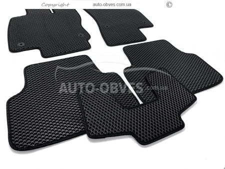 Floor mats Skoda Octavia A7 2012-2017 black 5 pcs - type: Eva фото 3