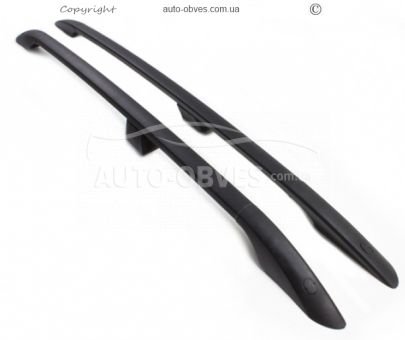 Roof rails Fiat Doblo 2010-2014 - type: mounting alm, color: black фото 1