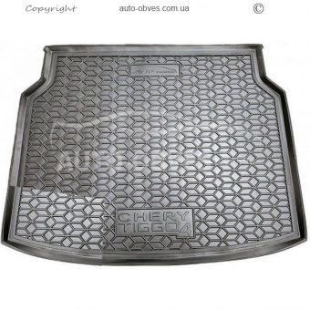 Trunk mat Chery Tiggo 4 2018-... - type: polyurethane фото 0