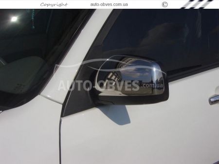 Covers for mirrors Chery Tiggo, stainless steel фото 4