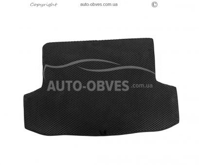 Trunk mat Chevrolet Aveo T200 2002-2008 - type: black фото 1