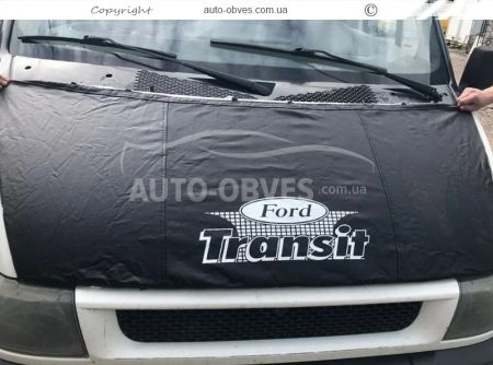 Hood cover Ford Transit 2000-2006 - type: leatherette фото 2