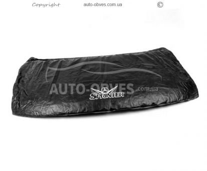 Hood cover Mercedes Sprinter 2000-2006 - type: leatherette фото 1
