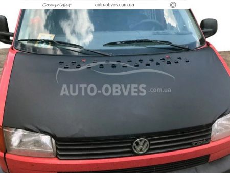 Чохол капота на прямий капот Volkswagen T4 Caravelle Multivan - тип: шкірозамінник фото 2