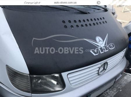 Чехол капота Mercedes Vito w638 1996-2003 - тип: кожзам фото 4