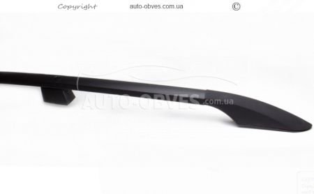 Рейлинги Fiat Doblo 2010-2014 - тип: абс крепления, цвет: черный фото 2