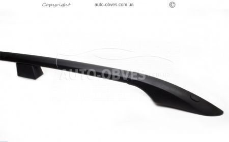 Рейлинги Fiat Doblo 2001-2012 - тип: алм крепления, цвет: черный фото 2