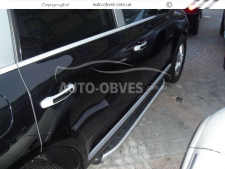 Profile running boards Porsche Cayenne 2010-2018 - Style: Range Rover фото 4