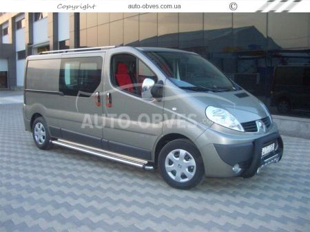 Хромированные накладки на зеркала Opel Vivaro abs хром фото 3