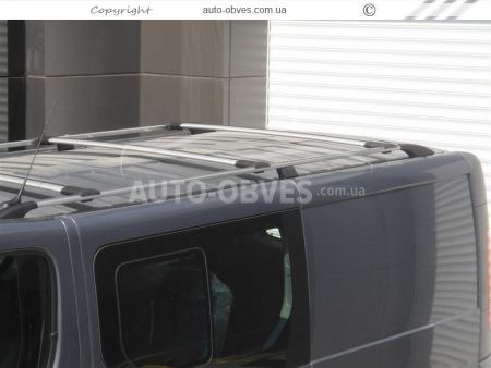 Roof rails Renault Trafic - type: abs mounts фото 6
