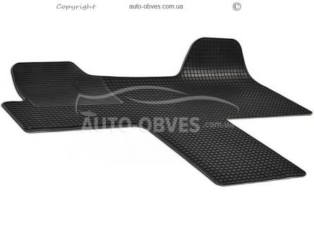 Rubber floor mats Citroen Jumper, Fiat Ducato, Peugeot Boxer 2006-2014, 1 piece фото 0