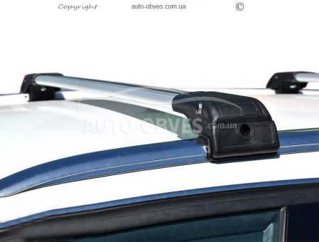 Поперечини на інтегровані рейлінги Hyundai Santa Fe 2013-2016 - тип: skybar фото 7