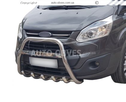 Front Bumper Protection Ford Custom 2013-2022 фото 0