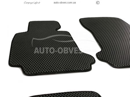 Floor mats BMW 5 E39 black 5 pcs - type: Eva фото 1