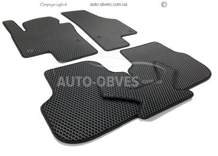 Floor mats Volkswagen Jetta 2015-2018 black 5 pcs - type: Eva фото 0