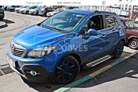 Running boards Opel Mokka 2012-2016 - style: BMW фото 3