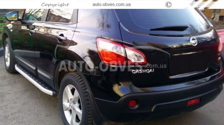 Profile running boards Nissan Qashqai 2010-2014 - Style: Range Rover фото 6