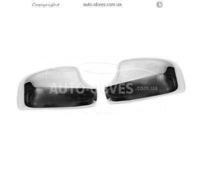 Covers for mirrors Renault Sandero 2007-2019 - type: stainless steel v3 photo 1