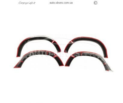  Arch extensions Renault Duster 2018-2024 - type: 12 pcs abs photo 3